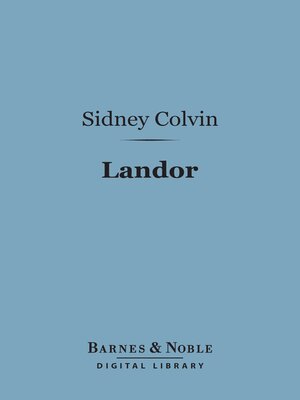 cover image of Landor (Barnes & Noble Digital Library)